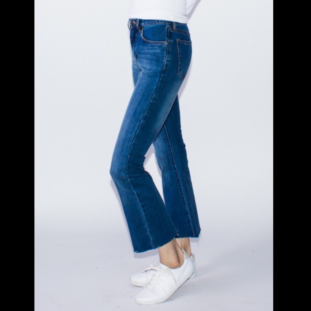 NWOT Courtshop High-Rise Flare Tommy Jean